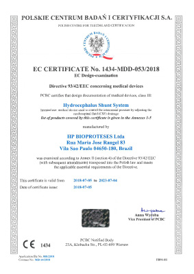 Certificação CE Sphera Hpbio