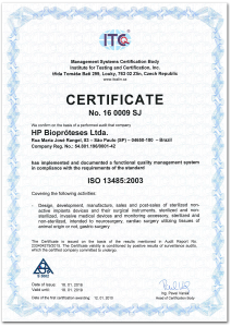 HpBio | Certificação ISO 13485-1